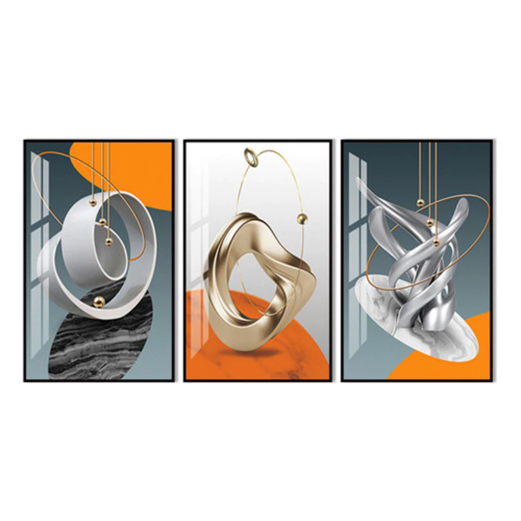 Itop-decor Decorative Frames For Living Room Geometric Abstract